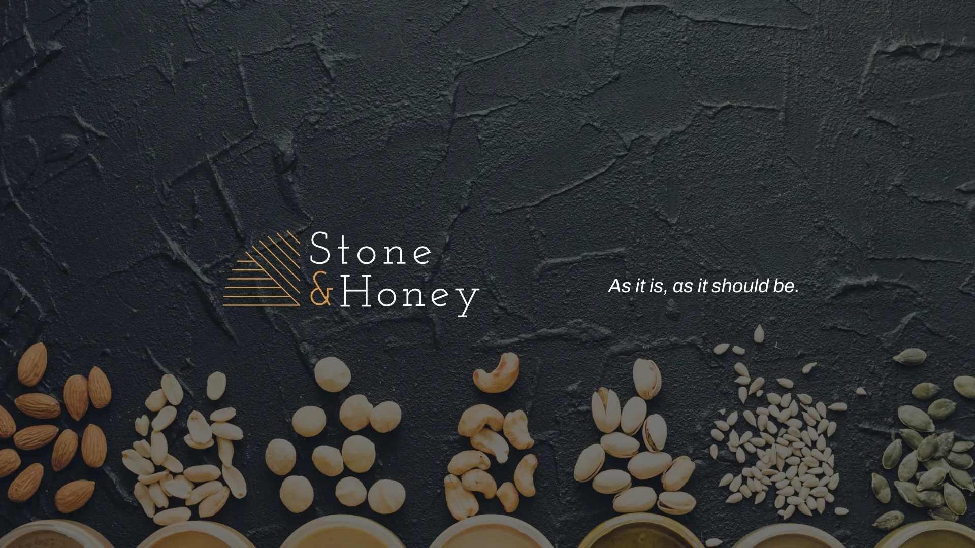 Stone & Honey brand presentation hero image