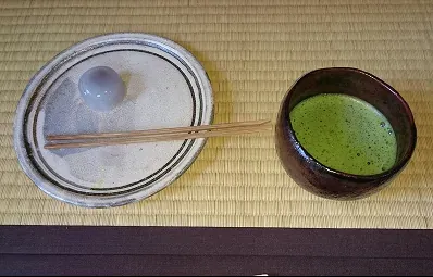 Matcha and wagashi