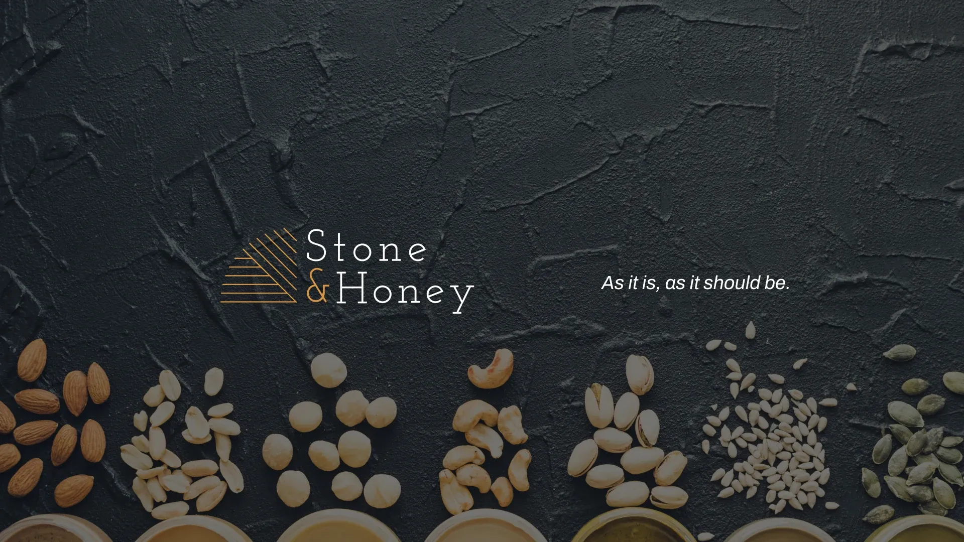Stone & Honey brand presentation hero image